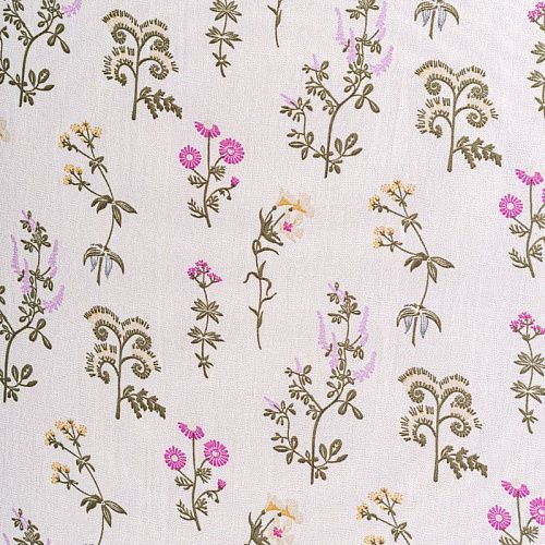 Креп-шифон 027-01278 белый принтованный