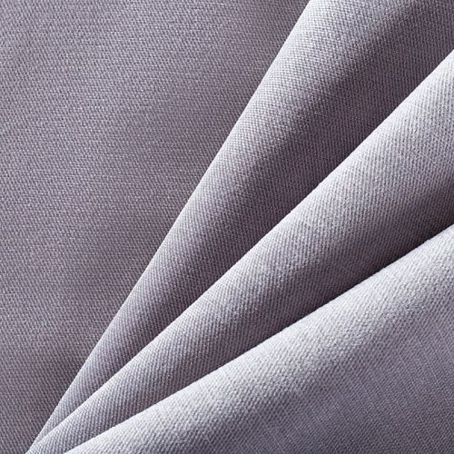 Ткань мебельная бархат 22-02-00792 серый однотонный