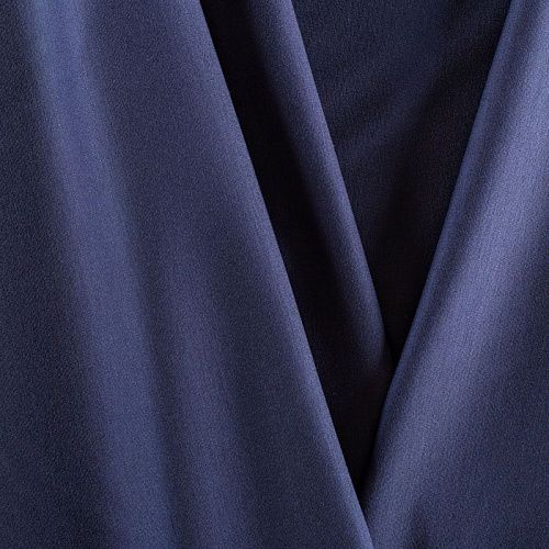 Джерси 014-00823 темно-синий однотонный