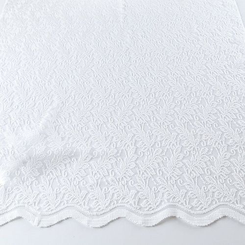 Тюль жаккардовый h-280 см 02-01-04701 молочный