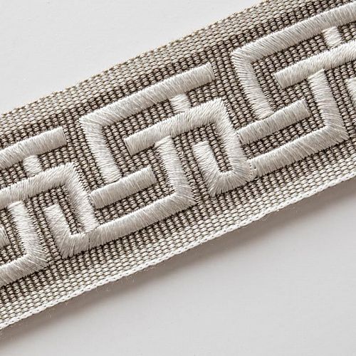 Бордюр жаккардовый 3,5 см 0000-357-104-029 темно-серый