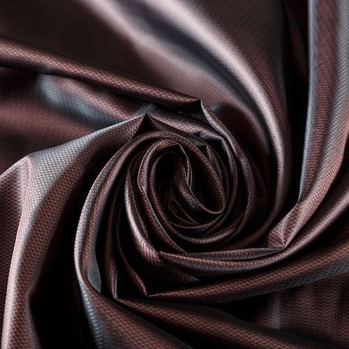 Ткань подкладочная 045-07341 шоколадный жаккардовый