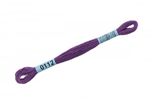 Нитки для вышивания Gamma мулине 8 м 0112 ярко-сиреневый