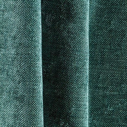 Ткань портьерная шенилл h-295 см 21-02-00084 нефритовый однотонный