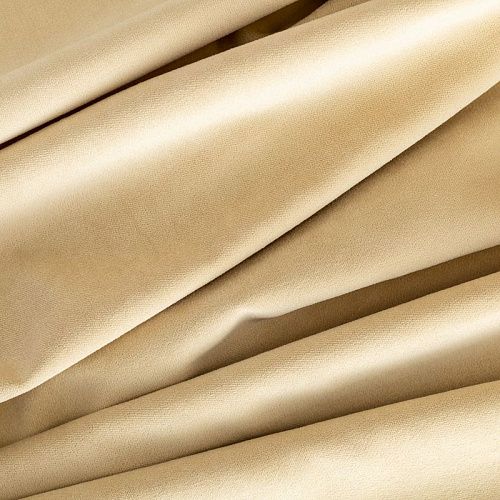 Ткань портьерная бархат 507-02-14 молочный однотонный