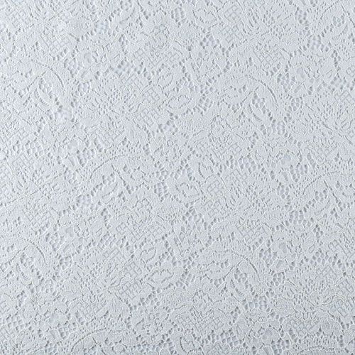 Гипюр 012-07367 белый однотонный