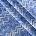 Трикотаж шерстяной вязаный Missoni 056-19778 бело-голубой