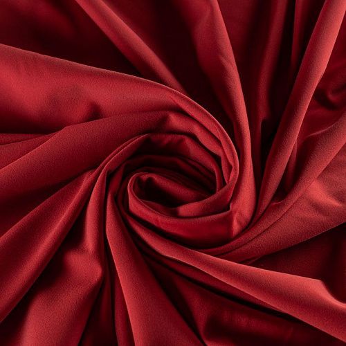 Лайкра утепленная К12-1183 бордовый однотонный