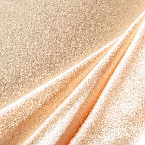 Кади креп-атлас 001-06628 светлое золото однотонный