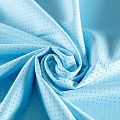 Лайкра с перфорацией 005-06214 голубой однотонный