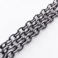 Цепь декоративная 5 мм металл 172-5-под темный никель 