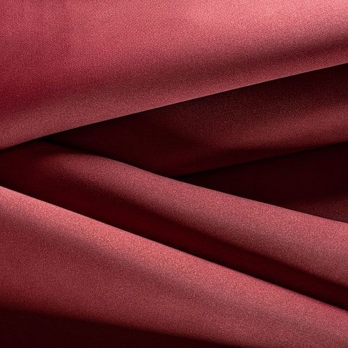 Ткань портьерная сатин h-295 см 16-02-00327 брусничный однотонный