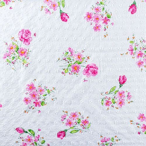 Шитье 067-00912 белый принтованный