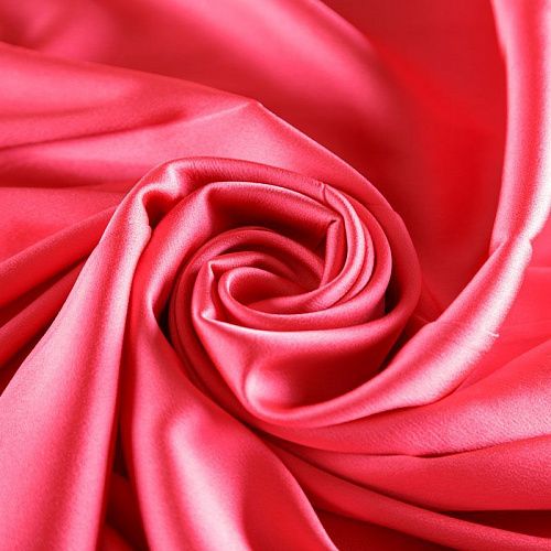 Кади креп-атлас 001-06618 французская малина однотонный