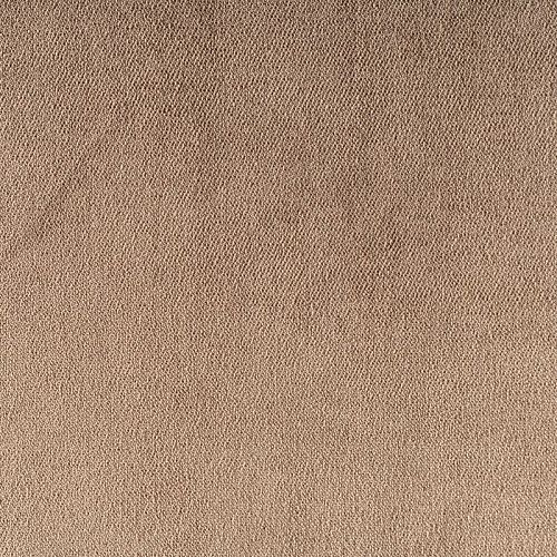 Ткань портьерная бархат 529-02-147 песочный однотонный