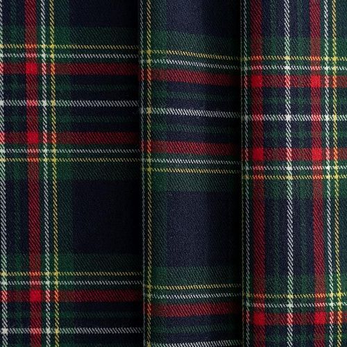 Ткань костюмная К07-361 темно-синий принтованный